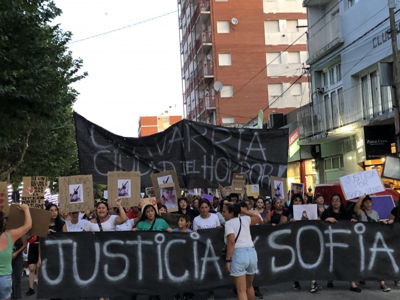 M�s de 5 mil personas pidieron Justicia por Sof�a: �Ella estaba pidiendo auxilio y no nos creyeron�